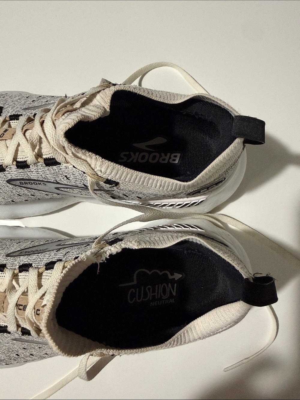 Brooks Glycerin Stealthfit 20 Women's Sz 10.5 B Gray Running Black Athletic - Picture 11 of 16